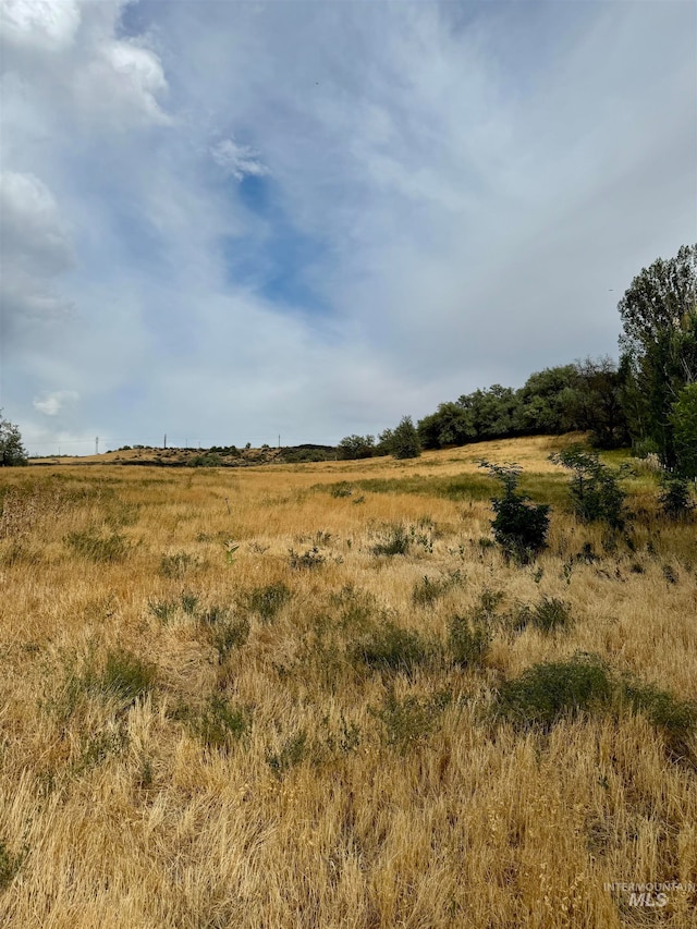 view of landscape with a rural view