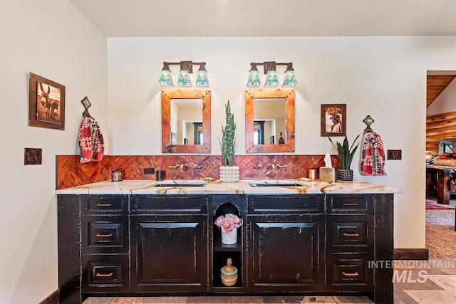 14051 Deerfield Rd, Mccall, ID 83638 - bathroom featuring backsplash and vanity