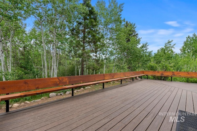 14051 Deerfield Rd, Mccall, ID 83638 - view of wooden terrace