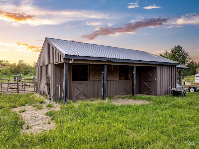 14051 Deerfield Rd, Mccall, ID 83638 - view of horse barn