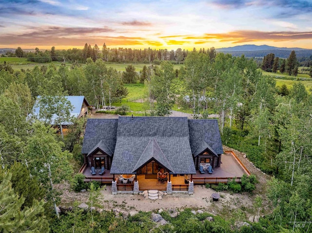 14051 Deerfield Rd, Mccall, ID 83638 - view from above of property
