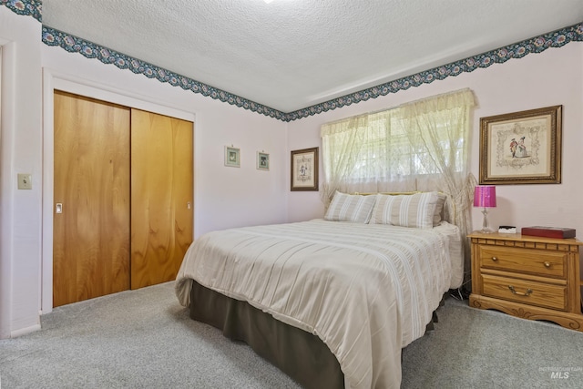 93 S Lancaster Dr, Nampa, ID 83651 - carpeted bedroom featuring a closet and a textured ceiling