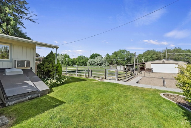 93 S Lancaster Dr, Nampa, ID 83651 - view of yard featuring a detached garage and an outbuilding