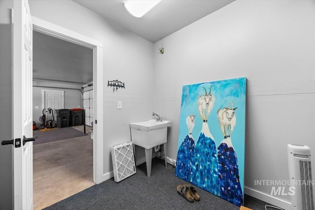 4991 N Sun Shimmer Ave, Meridian, ID 83646 - misc room with carpet flooring