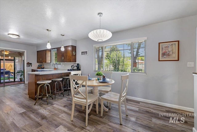 539 Rimview Dr, Twin Falls, ID 83301 - dining area featuring wood finished floors and plenty of natural light
