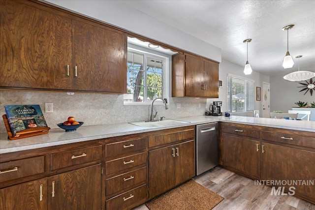 539 Rimview Dr, Twin Falls, ID 83301 - kitchen with dishwasher, healthy amount of natural light, and backsplash