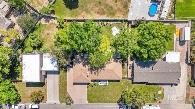 539 Rimview Dr, Twin Falls, ID 83301 - aerial view of property's location featuring a pool area