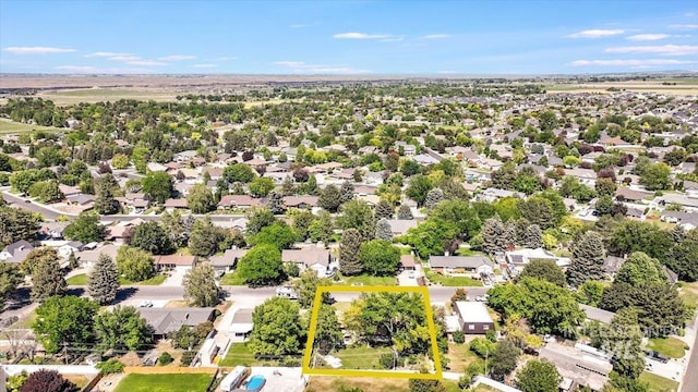 539 Rimview Dr, Twin Falls, ID 83301 - aerial view of residential area with property boundaries highlighted