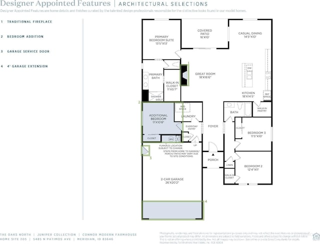 5485 N Patimos Ave, Meridian, ID 83646 - plan