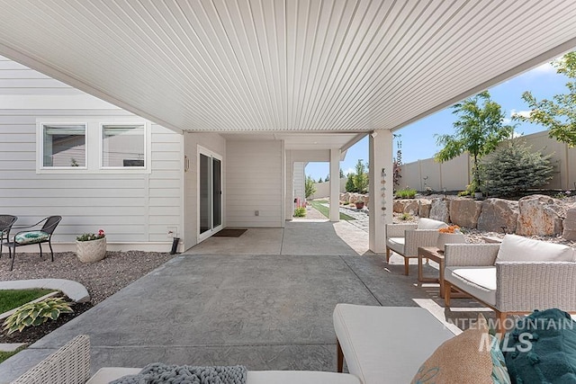 2251 N Garnet Creek Ave, Star, ID 83669 - fenced backyard featuring a patio