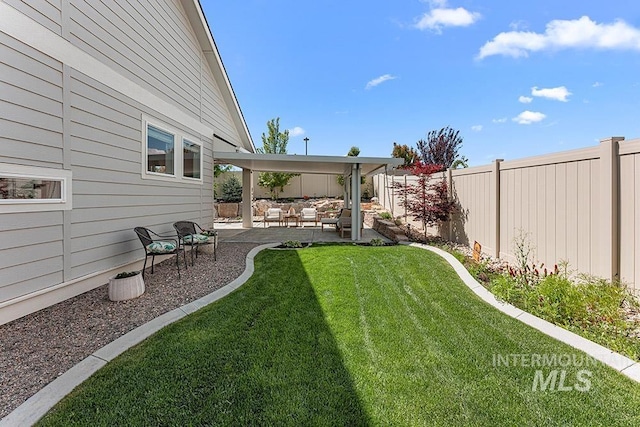 2251 N Garnet Creek Ave, Star, ID 83669 - view of yard with a patio