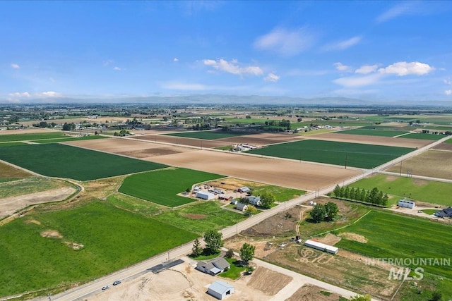 7267 Bowmont Rd, Nampa, ID 83686 - aerial view of property and surrounding area with a mountain backdrop