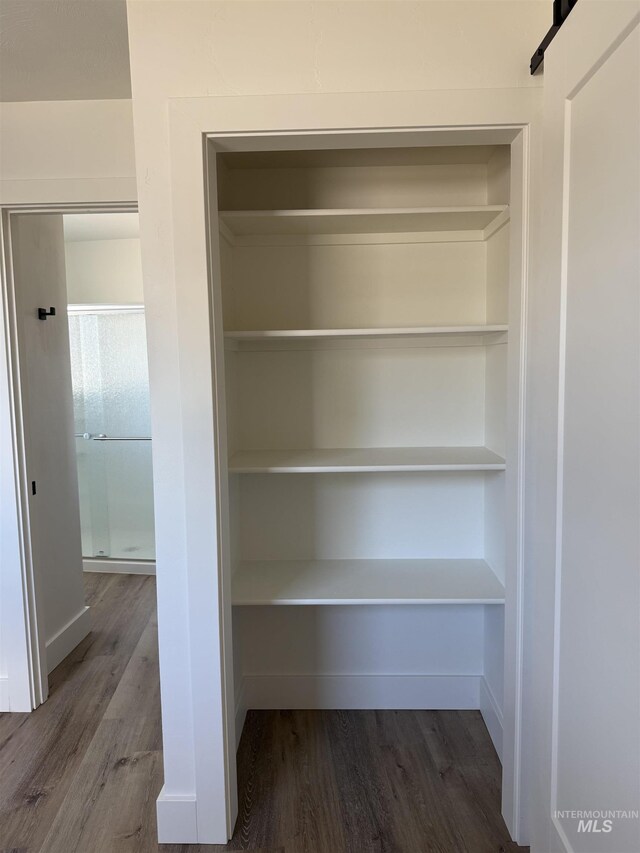 view of closet