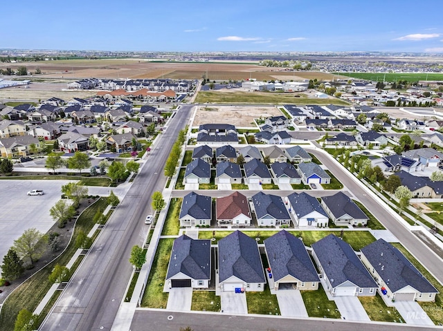 bird's eye view featuring a residential view