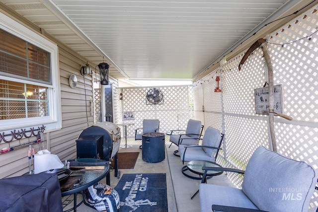 319 N Westminster St, Nampa, ID 83651 - view of patio / terrace with a fire pit