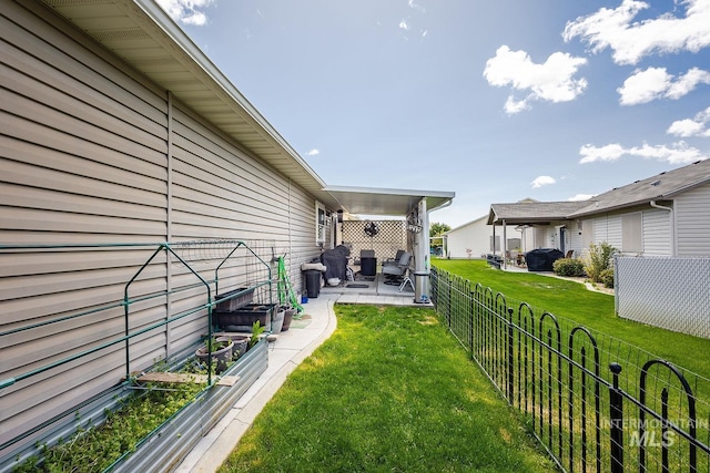 319 N Westminster St, Nampa, ID 83651 - view of yard featuring a patio area