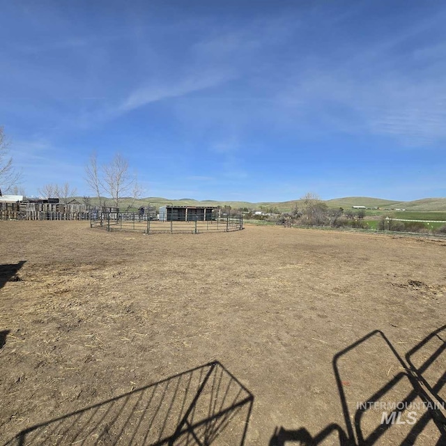 1280 Monroe Creek Rd, Weiser, ID 83672 - view of yard with an enclosed horse arena