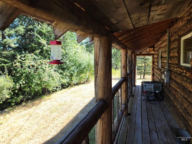 14797 Grangemont Rd, Orofino, ID 83544 - view of wooden deck