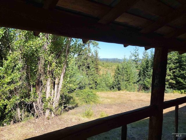 14797 Grangemont Rd, Orofino, ID 83544 - view of yard with a wooded view