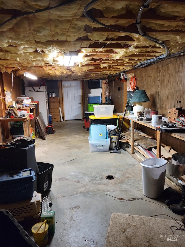 14797 Grangemont Rd, Orofino, ID 83544 - basement featuring wooden walls