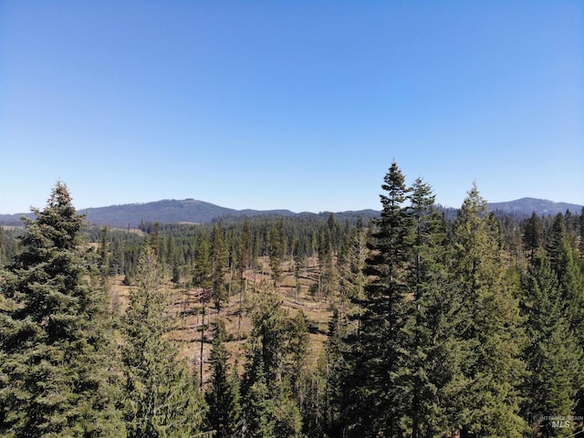 14797 Grangemont Rd, Orofino, ID 83544 - view of mountain backdrop featuring a heavily wooded area