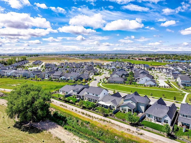 aerial perspective of suburban area