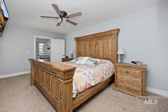 2123 E 3970 N, Filer, ID 83328 - bedroom with baseboards, light colored carpet, and ceiling fan