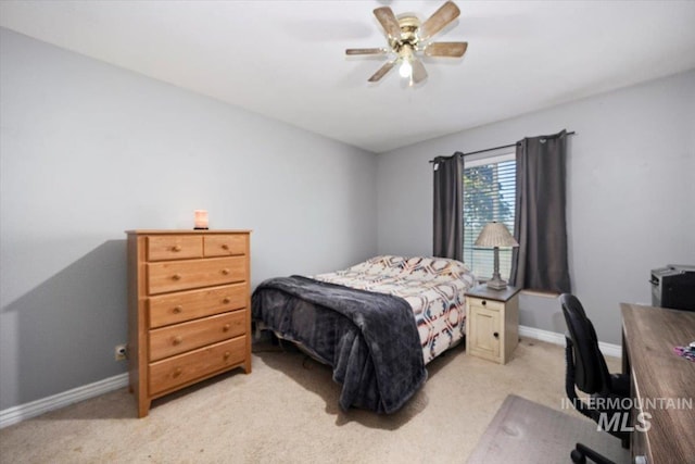 2123 E 3970 N, Filer, ID 83328 - bedroom featuring light carpet, an office area, baseboards, and ceiling fan