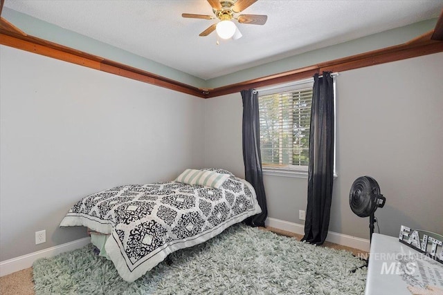 2123 E 3970 N, Filer, ID 83328 - bedroom with baseboards, carpet floors, and ceiling fan