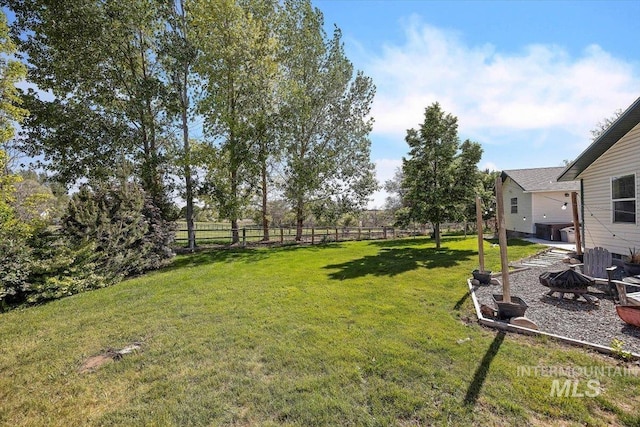 2123 E 3970 N, Filer, ID 83328 - view of yard featuring a fire pit