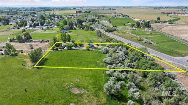 2123 E 3970 N, Filer, ID 83328 - aerial view of sparsely populated area with property boundaries highlighted