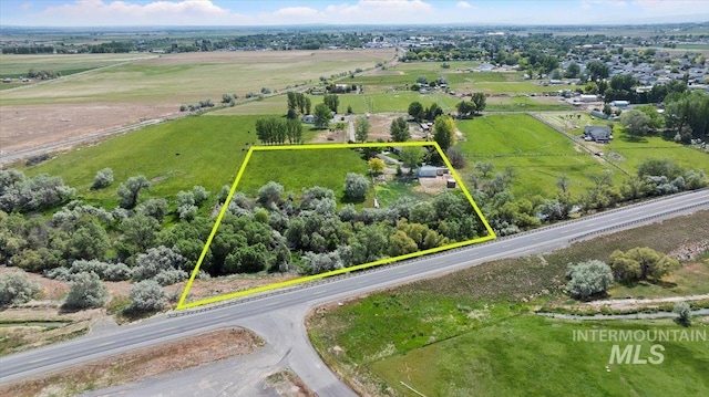 2123 E 3970 N, Filer, ID 83328 - overview of rural landscape with property parcel outlined