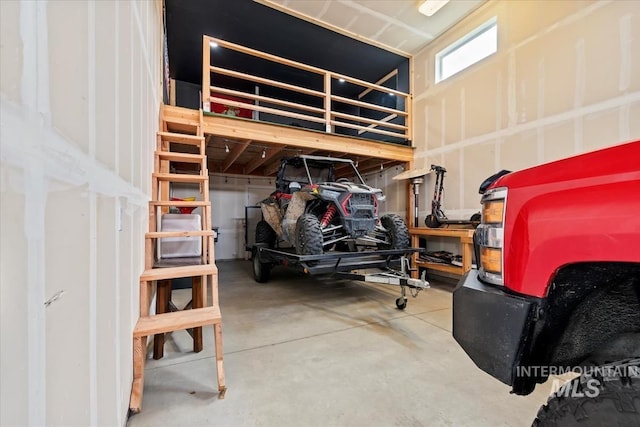 storage featuring a garage