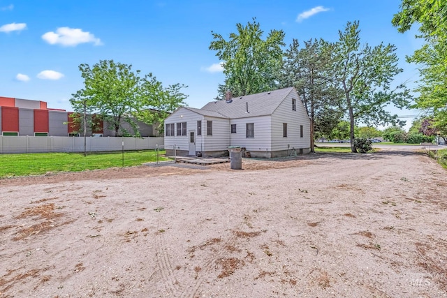 404 N Allumbaugh St, Boise, ID 83704 - rear view of house with a chimney