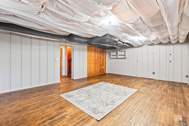 404 N Allumbaugh St, Boise, ID 83704 - finished below grade area with hardwood / wood-style floors