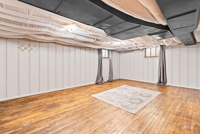 404 N Allumbaugh St, Boise, ID 83704 - below grade area with wood-type flooring and healthy amount of natural light