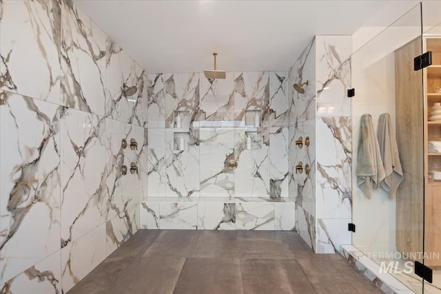 6162 N High Valley Way, Boise, ID 83714 - full bath with a marble finish shower
