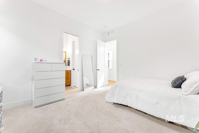 3012 E Parulo Dr, Meridian, ID 83642 - bedroom with baseboards, visible vents, and light colored carpet