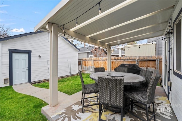 2315 N 22nd St, Boise, ID 83702 - view of patio / terrace featuring area for grilling and fence