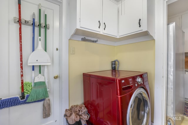 411 E 6th Ave, Twin Falls, ID 83301 - clothes washing area with washer / clothes dryer and cabinet space