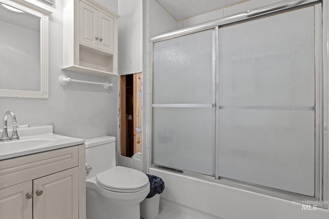 7171 Bluebird, Boise, ID 83703 - full bathroom with vanity and shower / bath combination with glass door