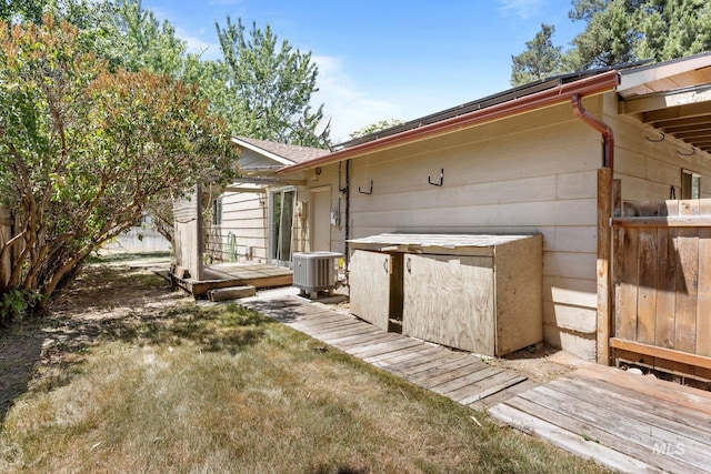 7171 Bluebird, Boise, ID 83703 - exterior space with a central AC unit