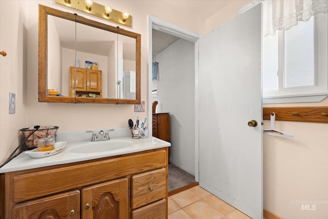 4667 S Shawnee Way, Boise, ID 83709 - bathroom featuring vanity and tile patterned floors