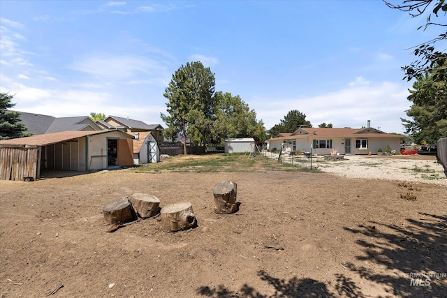 4667 S Shawnee Way, Boise, ID 83709 - view of yard featuring a shed
