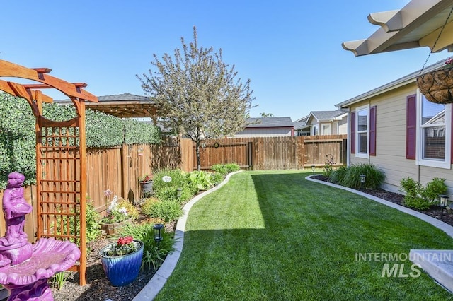 view of yard