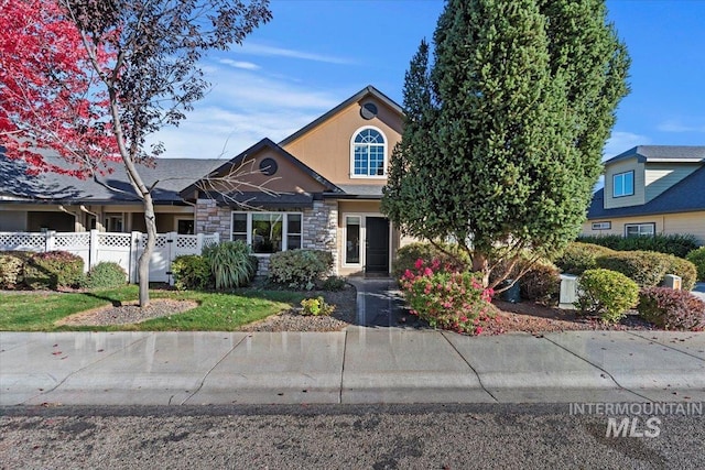 view of front of home