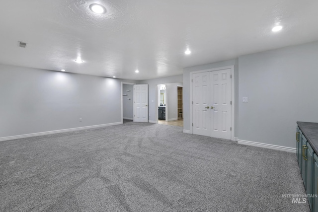 816 River View Dr, Twin Falls, ID 83301 - interior space featuring baseboards, carpet flooring, visible vents, and recessed lighting