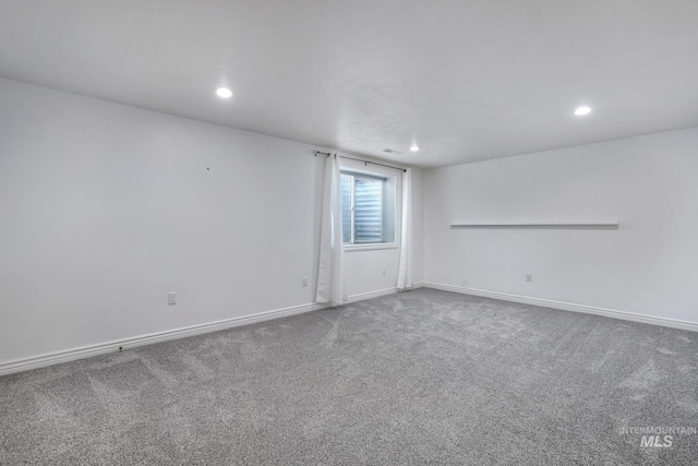 816 River View Dr, Twin Falls, ID 83301 - carpeted empty room with recessed lighting and baseboards