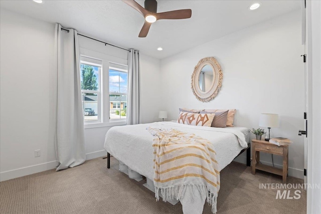 492 Applecreek St, Middleton, ID 83644 - bedroom featuring carpet, recessed lighting, and ceiling fan