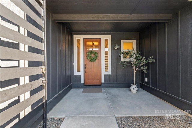492 Applecreek St, Middleton, ID 83644 - view of exterior entry featuring board and batten siding